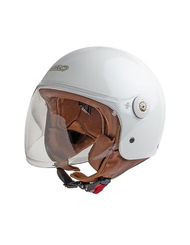 Gari G11 Demi-Jet Helmet ECE 22.06 Pearl White with Visor | Iguana Custom