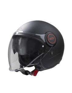 Jet Helmet Gari G21 Sunvisor Matte Black ECE 22.06 | Iguana Custom