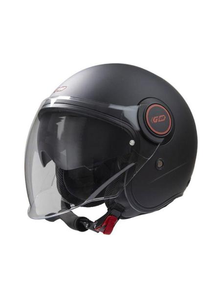 Casco Jet Gari G21 Sunvisor nero opaco ECE 22.06 | Iguana Custom