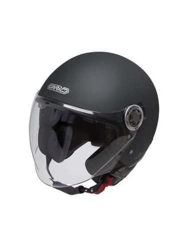 Capacete Jet Gari G20 Sunvisor Preto Fosco ECE 22.06 | Iguana Custom