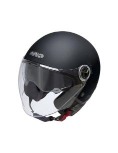 Casque Jet Gari G20 Sunvisor Noir mat ECE 22.06 | Iguana Custom