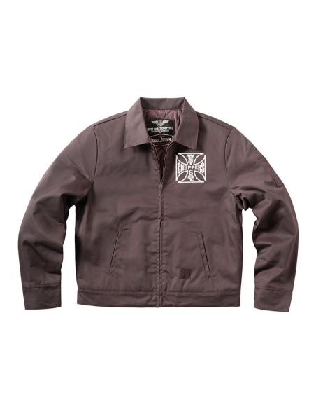 WCC OG Lined Workjacket Chocolate | West Coast Choppers Original