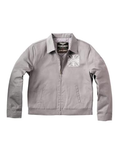 WCC OG Lined Workjacket Silver Gray Jacket | West Coast Choppers