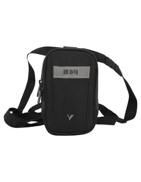Bolsa de Perna By City Preta | Acessório Moto Resistente