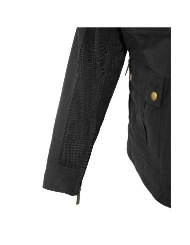 Chaqueta Teneree Venty V Man Negra| Chaqueta Moto Ventilada CE