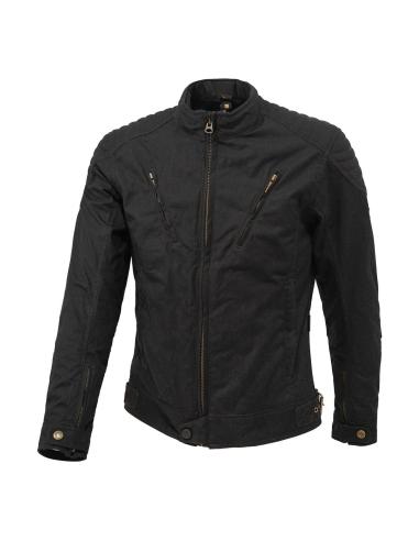 Jacket BY CITY Spring III Man Black | Waxed Cotton CE Level A
