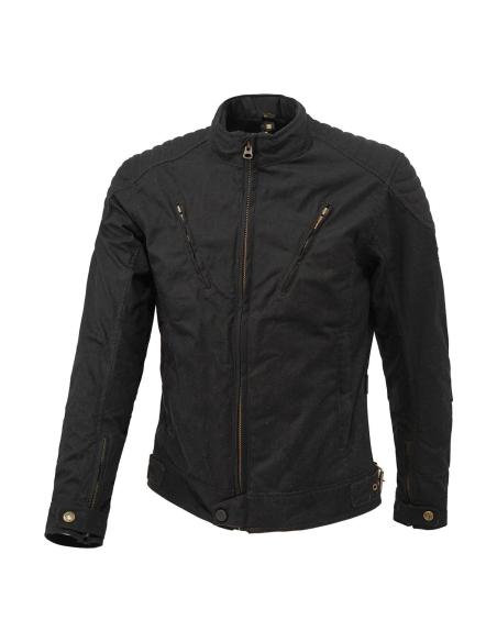 Jacket BY CITY Spring III Man Black | Waxed Cotton CE Level A
