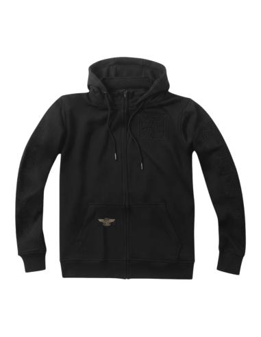 Felpa WCC Dominator Zip Hoodie Nero | West Coast Choppers