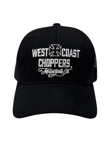 Cappellino WCC Motorcycle Co. Trucker Cap Nero | West Coast Choppers