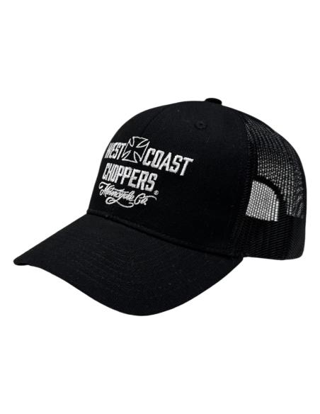 Cappellino WCC Motorcycle Co. Trucker Cap Nero | West Coast Choppers