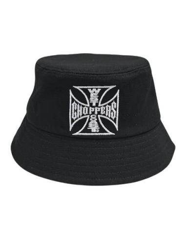 WCC OG Cross Bucket Hat Black | West Coast Choppers