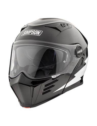 Simpson Darksome Hellfire Modular Helmet ECE 22.06 | Sun Visor