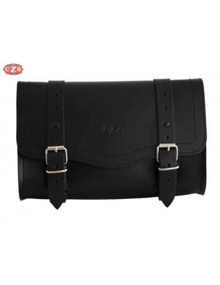 Comprar Alforja Olimpo Basica Piel Negra - 29.5X20X8.5Cm a precio de oferta