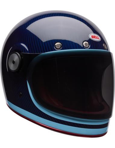 Bell Bullitt GT Carbon Lane Blue Helmet | Vintage Helmet ECE 22.06
