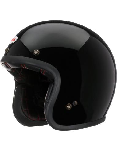 Casque Bell Custom 500 Noir Brillant | Jet Vintage ECE 22.06