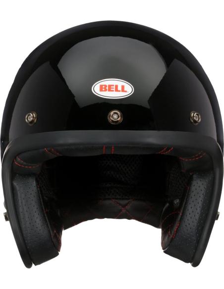 Capacete Bell Custom 500 Preto Brilhante | Jet Vintage ECE 22.06