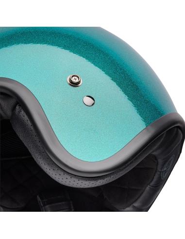Capacete Bell Custom 500 Preto Brilhante | Jet Vintage ECE 22.06