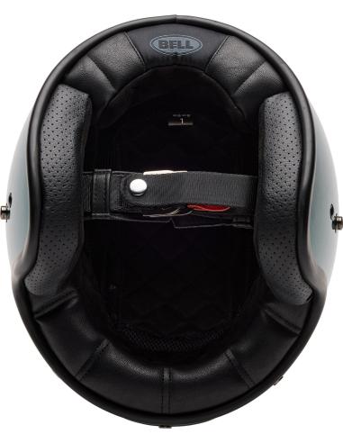 Capacete Bell Custom 500 Preto Brilhante | Jet Vintage ECE 22.06