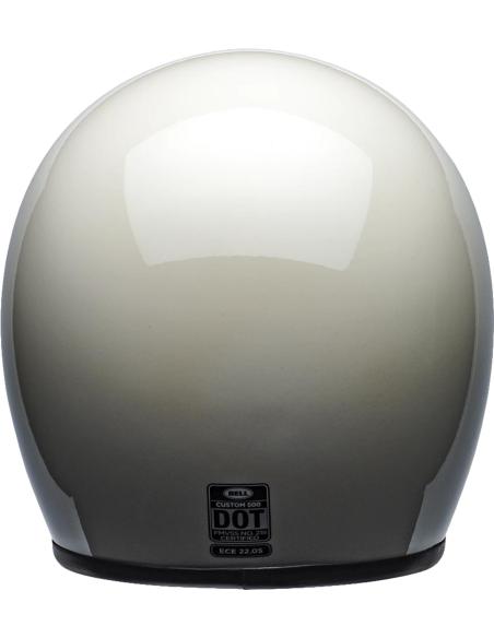 Casque Bell Custom 500 Blanc Vintage Brillant | Jet Vintage ECE 22.06