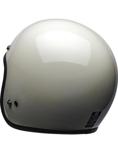 Casque Bell Custom 500 Blanc Vintage Brillant | Jet Vintage ECE 22.06