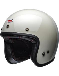 Casco Bell Custom 500 Bianco Vintage Lucido | Jet Vintage ECE 22.06
