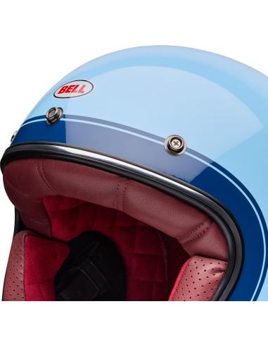 Bell Custom 500 Crate Ice Blue Helmet | Vintage Jet ECE 22.06