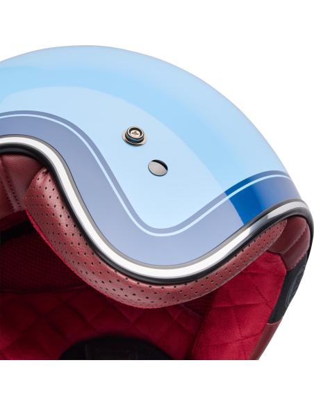 Bell Custom 500 Crate Ice Blue Helmet | Vintage Jet ECE 22.06
