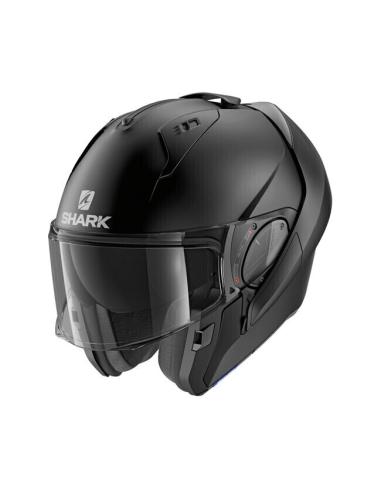 CAPACETE MODULAR DE TUBARÃO EVO-ES NEGRO MATE