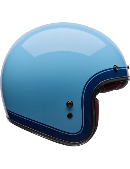 Capacete Bell Custom 500 Crate Azul Gelo | Jet Vintage ECE 22.06