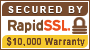Protected connection with RapidSSL