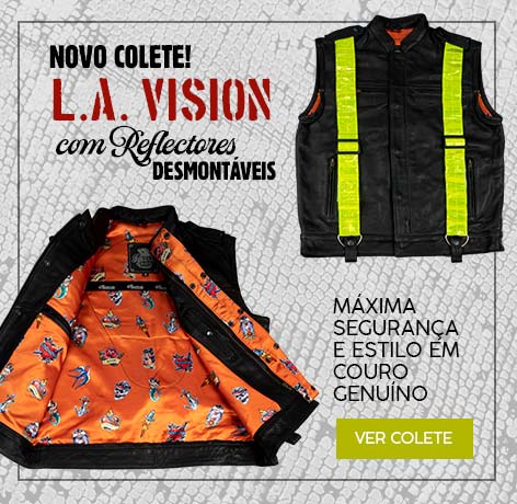 Novo colete L.A. Vision com reflectores desmontáveis