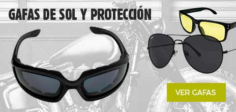 Gafas de sol y protección para moteros
