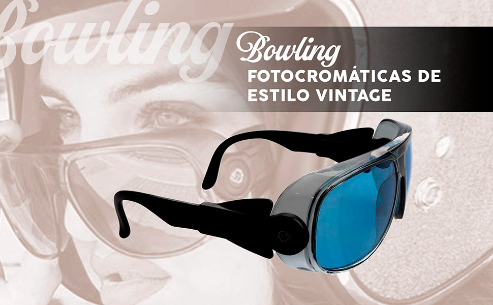 Gafas fotocromáticas vintage Bowling