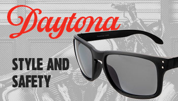 Daytona Biker Goggles. Style and safety.