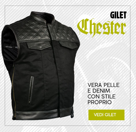 Gilete SOA Chester pelle e denim